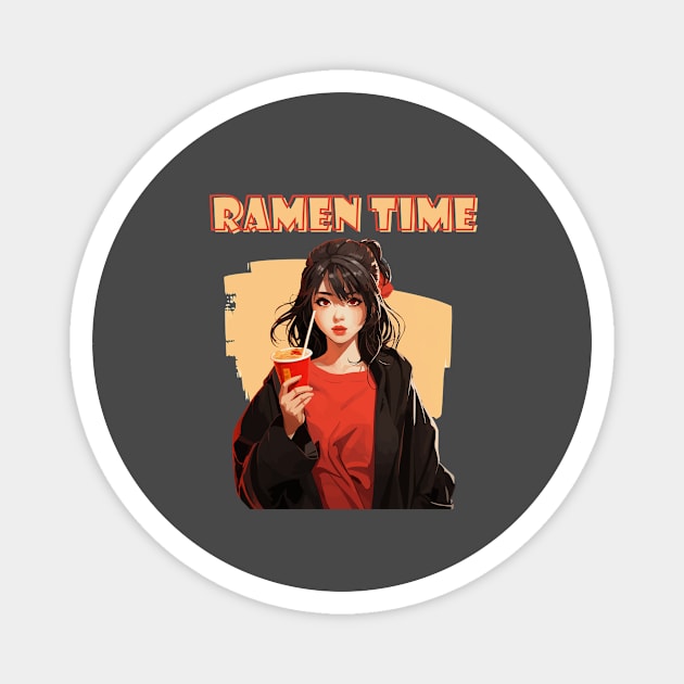 Chic Ramen Time Magnet by Ceiko